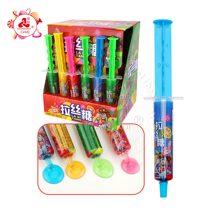 Halal small Syringe Needle Syrup Jam Liquid Candy CH-N743