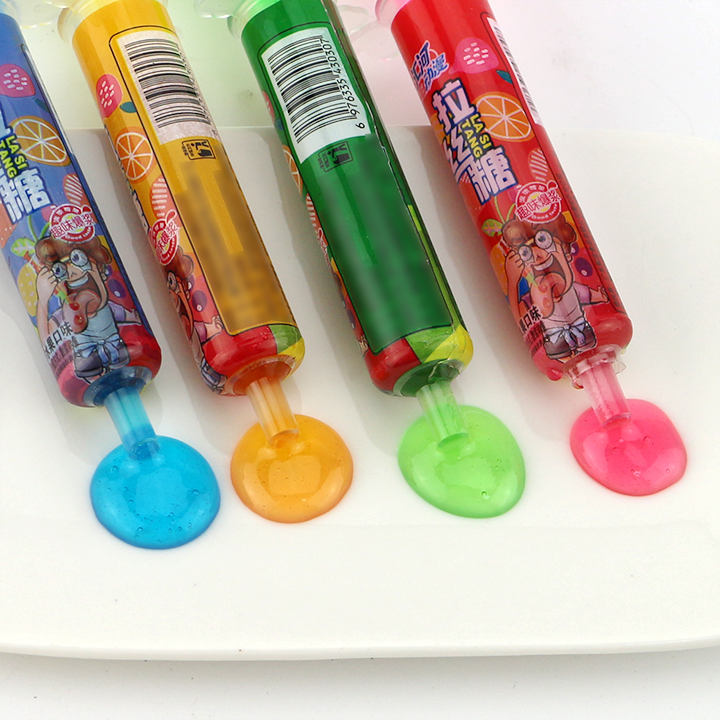 Halal small Syringe Needle Syrup Jam Liquid Candy CH-N743