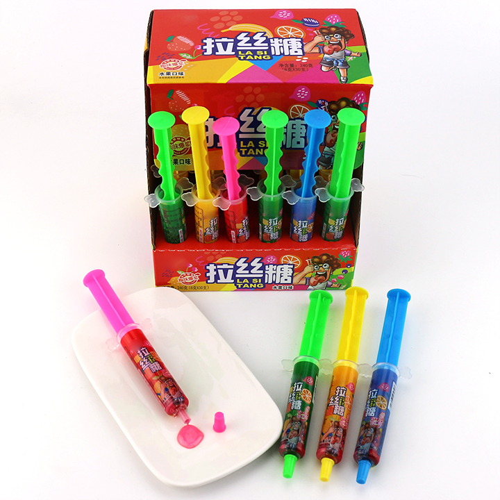 Halal small Syringe Needle Syrup Jam Liquid Candy CH-N743