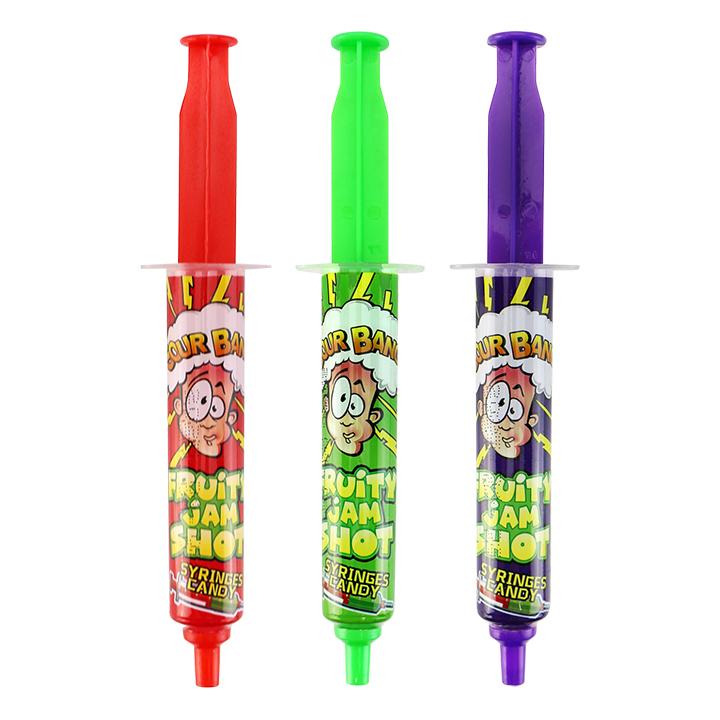Halal Big Syringe Needle Fruit Jam Shot Syrup Candy toy CH-N744