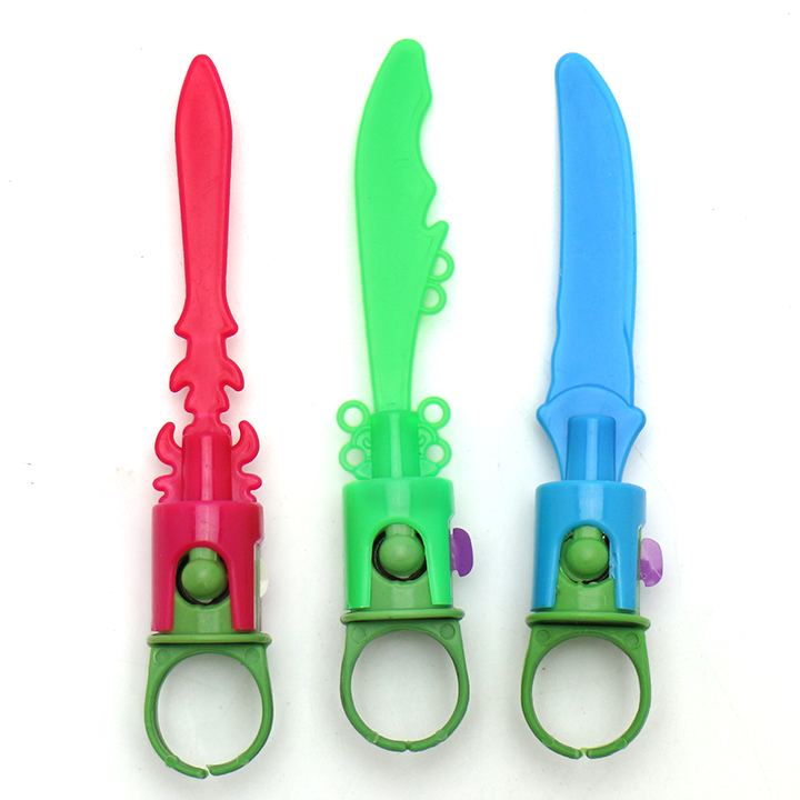 Mini LED Lighting Ring Knife Sword Toy Candy CH-T1380