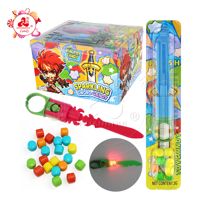 Mini LED Lighting Ring Knife Sword Toy Candy CH-T1380