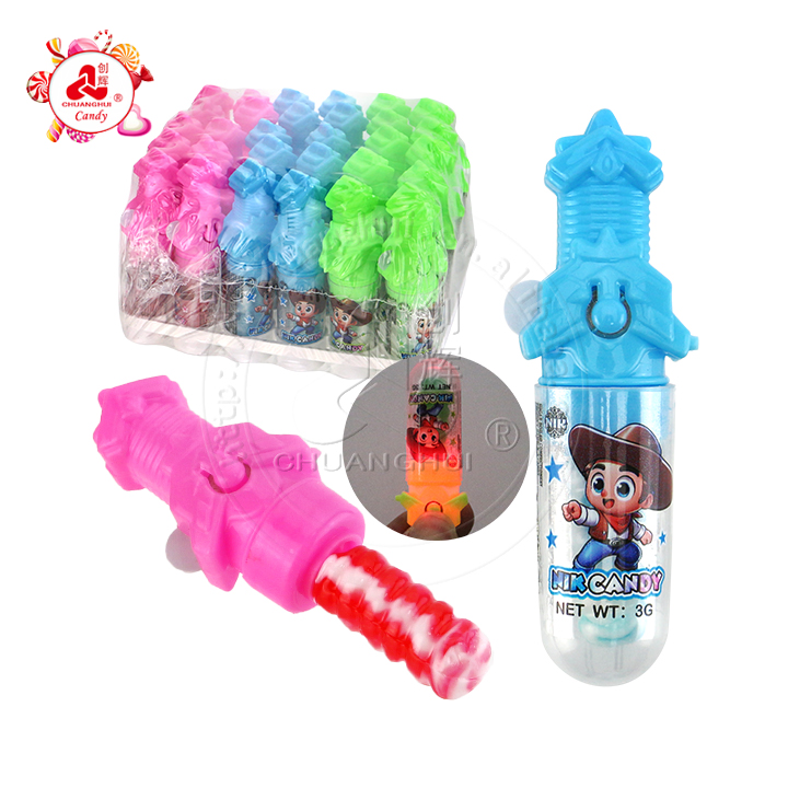 Mini LED Lighting Sword nipple lollipop Toy Candy CH-T1382