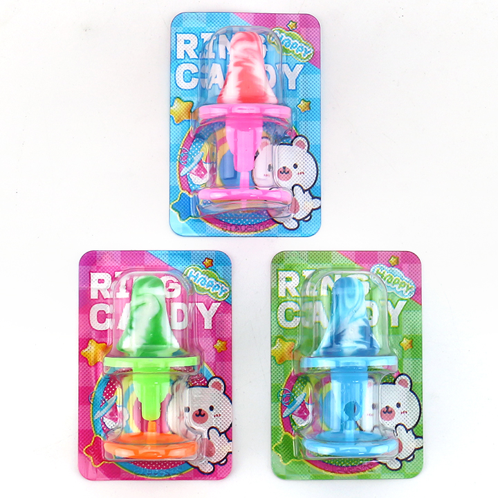 Funny pacifier Nipple lollipop candy with spinning top gyro toy CH-T1386
