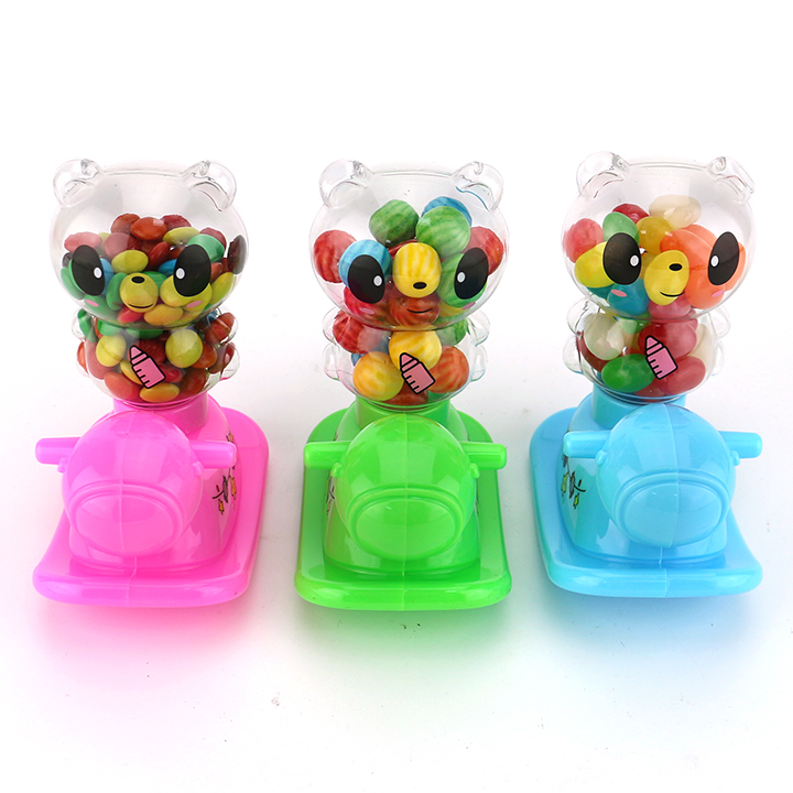 LED Flashing Bear riding rocking horse shaped toy candy CH-TB246