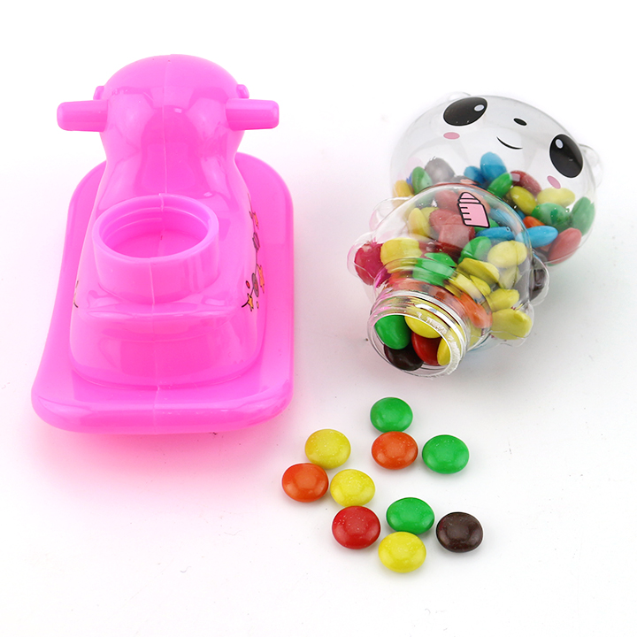 LED Flashing Bear riding rocking horse shaped toy candy CH-TB246