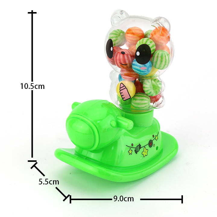LED Flashing Bear riding rocking horse shaped toy candy CH-TB246