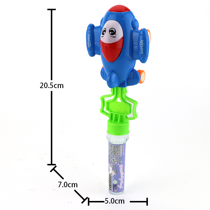 Funny shooting pull back catapult airplane car toy candy CH-TB247