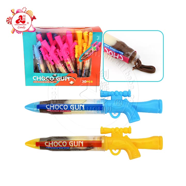 Choco Gun Candy Squeeze Cream Chocolate Jam Candy Gun Toy CH-BC133-1