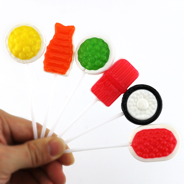 Cartoon Japanese Snack Food Shape Sushi Hard Lollipop Candy CH-BP137