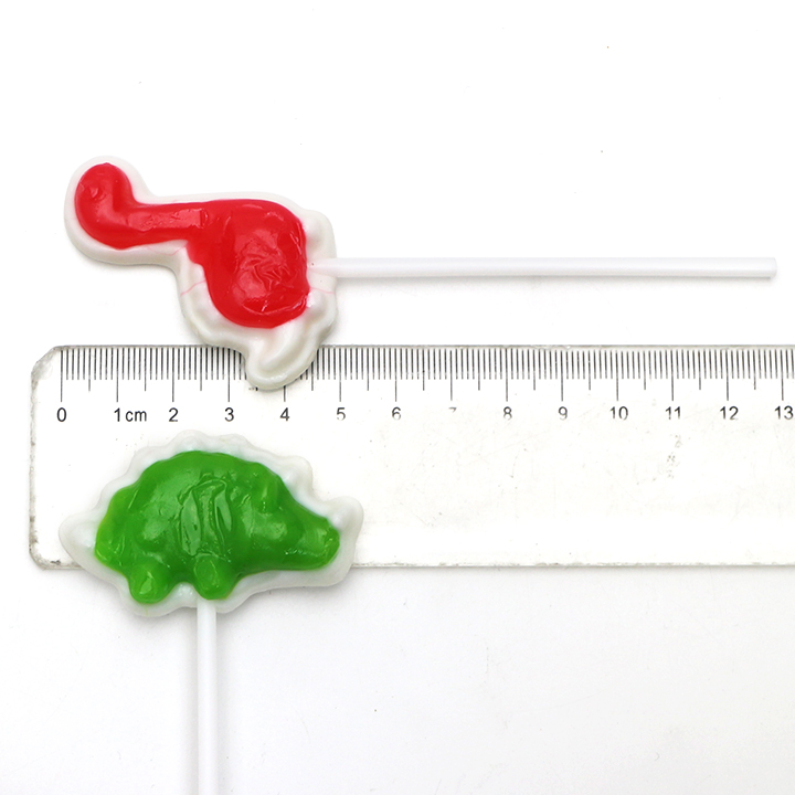 Cartoon Jurassic animal shaped dinosaur hard lollipop candy CH-BP139