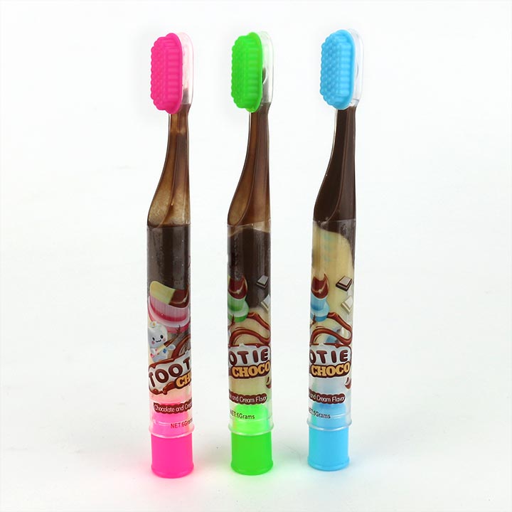 2025 Toothbrush Choco squeeze jam cream chocolate paste candy toy CH-BC151