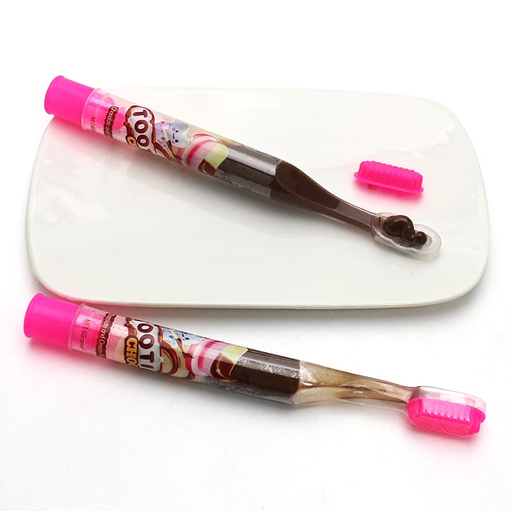 2025 Toothbrush Choco squeeze jam cream chocolate paste candy toy CH-BC151