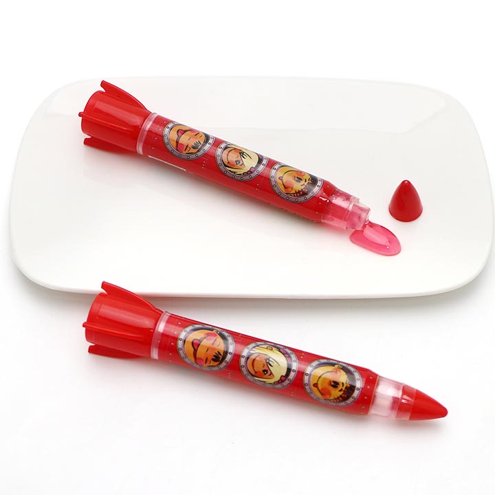 Mini Rocket Shape Squeeze Jelly Jam Liquid Candy CH-N691-3