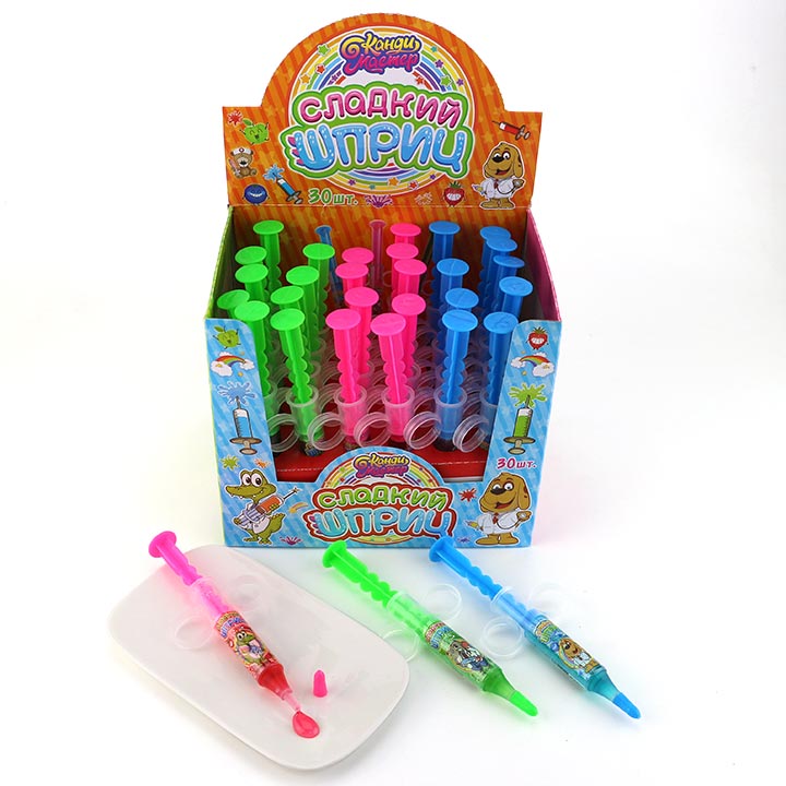 Mini syringe needle squeeze jelly jam liquid candy CH-N738