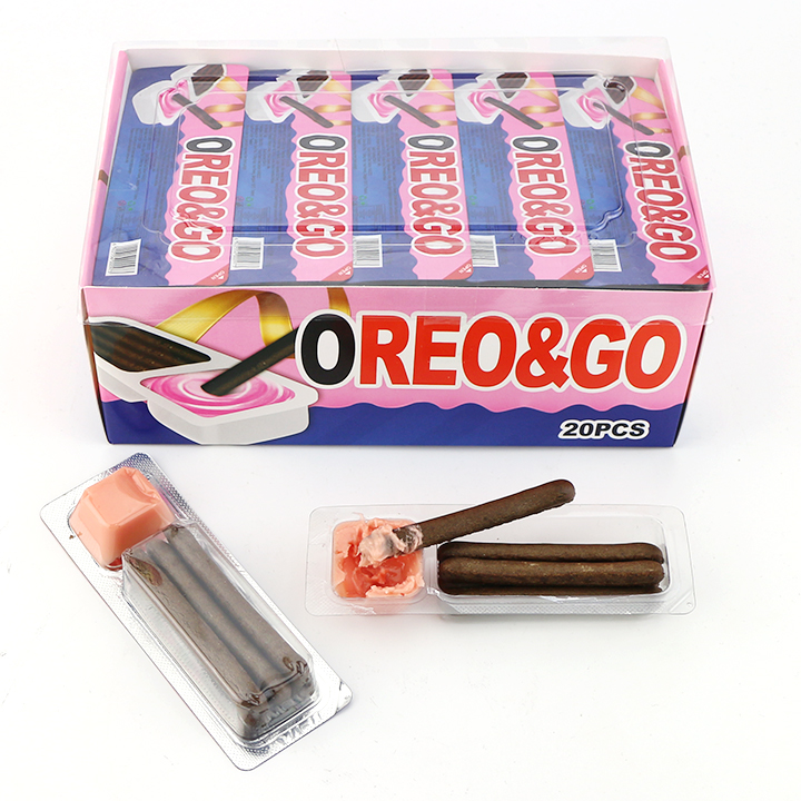 Chocolate Choco Biscuit Stick with Milk Paste Jam candy CH-BC156