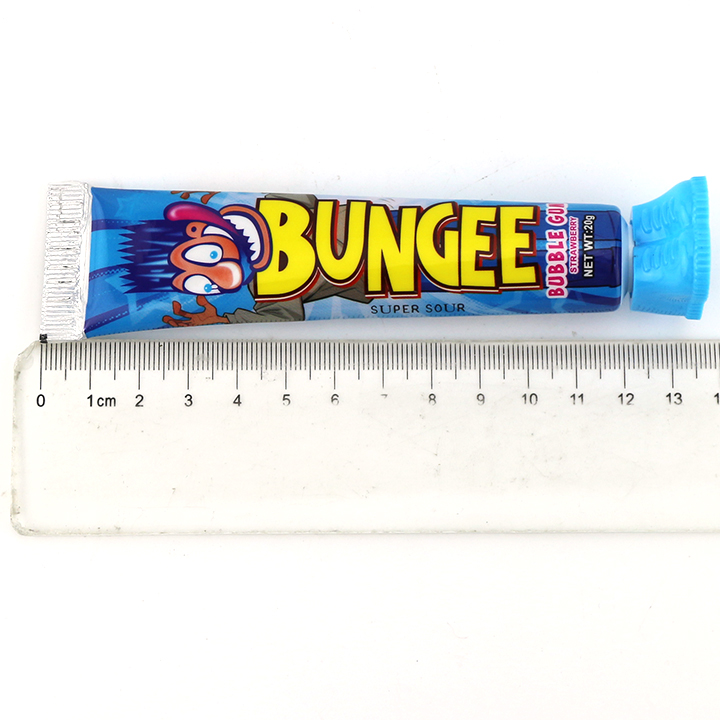 Bungee Squeezed Toothpaste Tube Chewing Bubble Gum Jam Paste Candy CH-E339