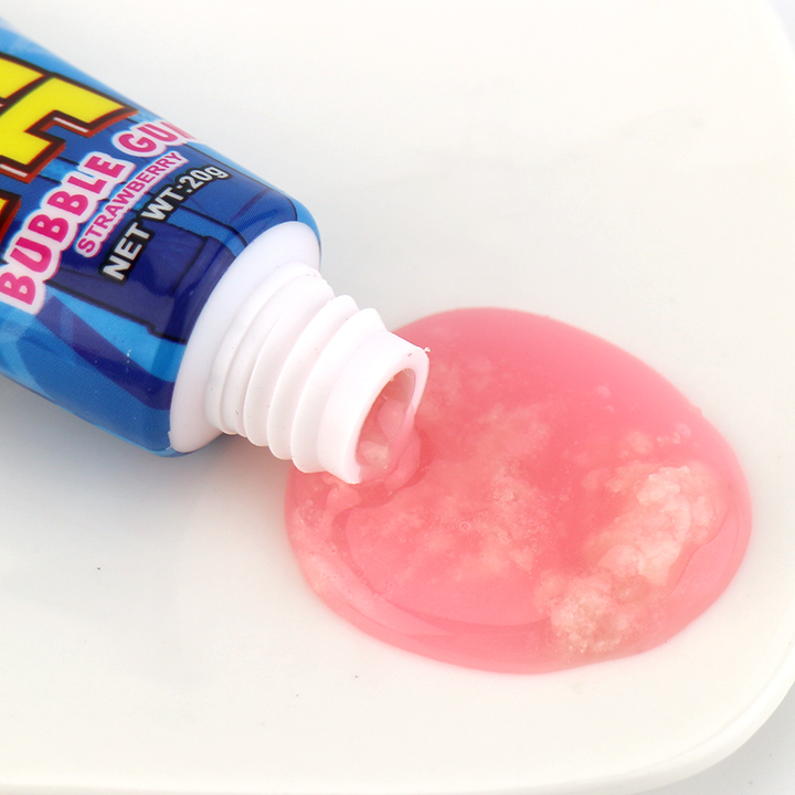 Bungee Squeezed Toothpaste Tube Chewing Bubble Gum Jam Paste Candy CH-E339