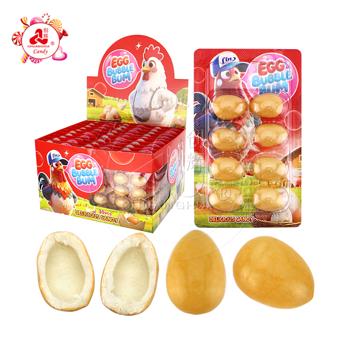 Mini Chicken Golden egg chewing bubble gum CH-E340