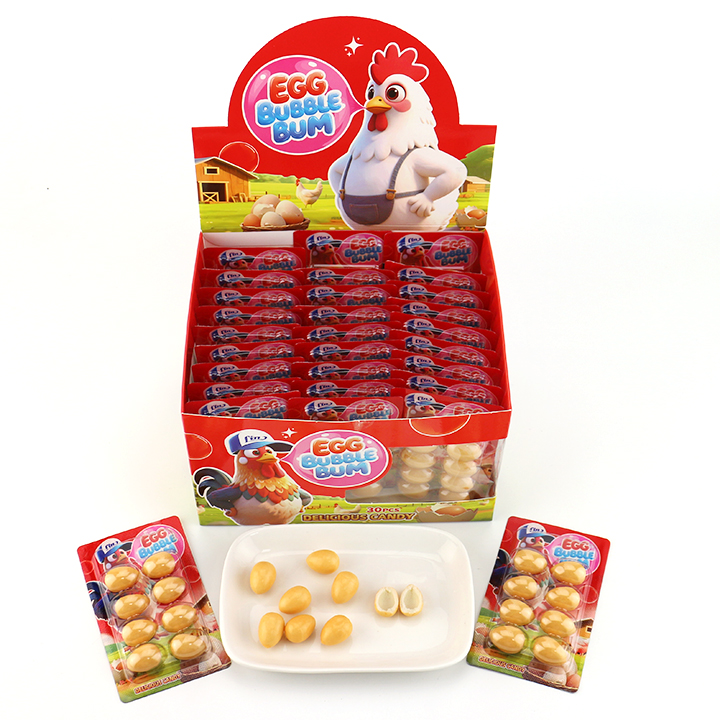 Mini Chicken Golden egg chewing bubble gum CH-E340