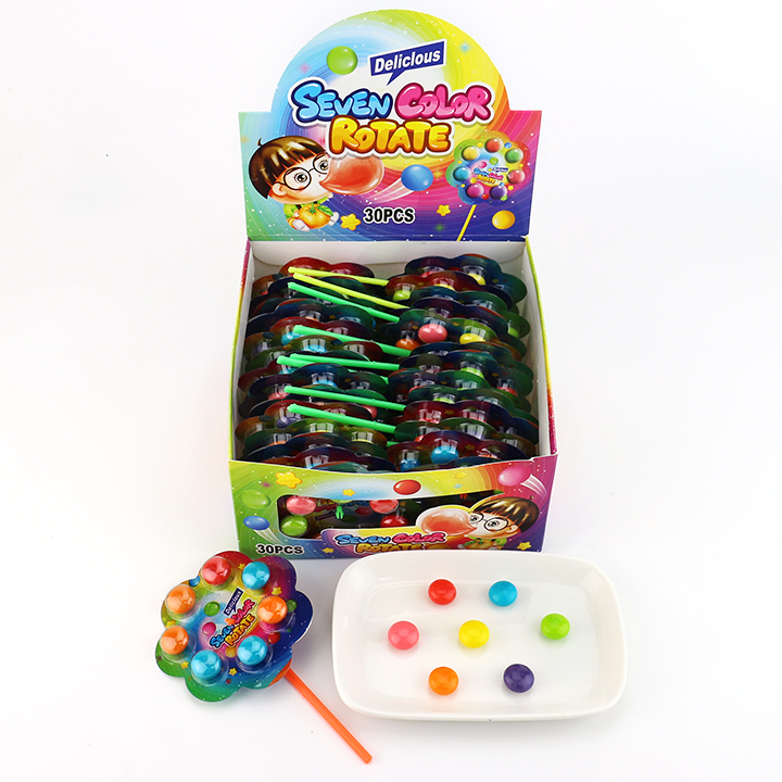 Colorful Rotating Windmill Chewing Bubble Gum Candy Toy CH-E341