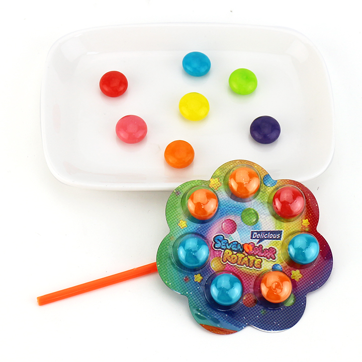 Colorful Rotating Windmill Chewing Bubble Gum Candy Toy CH-E341