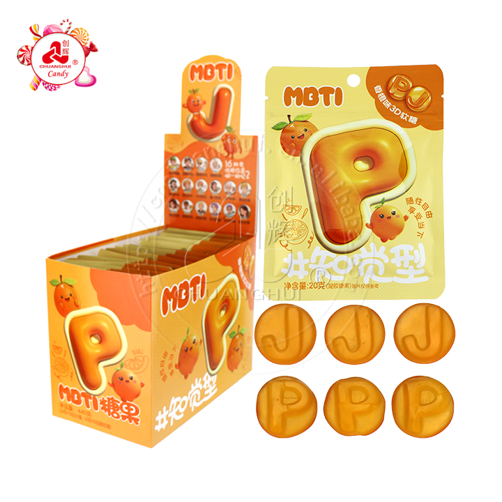 Colorful MBTI Alphabet Fruit Juice Soft Gummy Candy CH-J676
