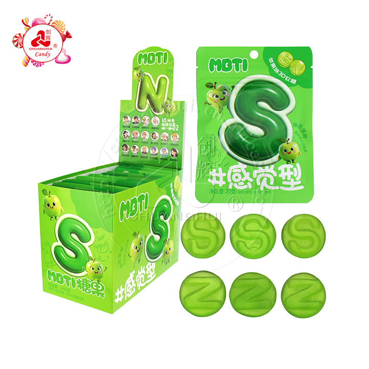 Colorful MBTI Alphabet Fruit Juice Soft Gummy Candy CH-J676