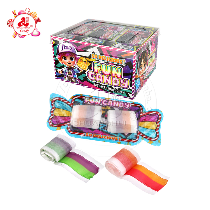 Fun Candy Double Roll Yummy Jelly Soft Gummy Candy CH-J677