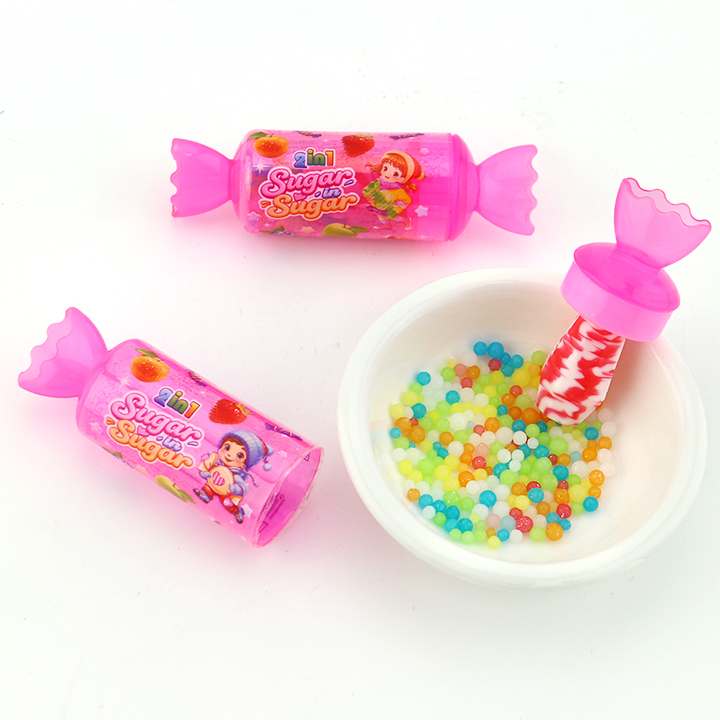 2 in 1 Twist candy nipple lollipop candy with mini candy ball CH-N746-1
