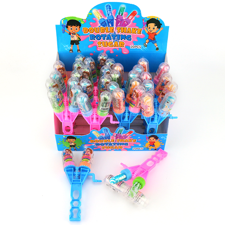 Rotating Twirl Double Lollipop Toy Candy CH-T1390
