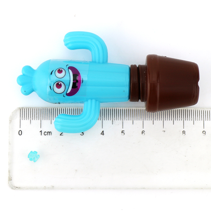 Cartoon cactus toy candy with colorful mini star hard candy CH-T1391