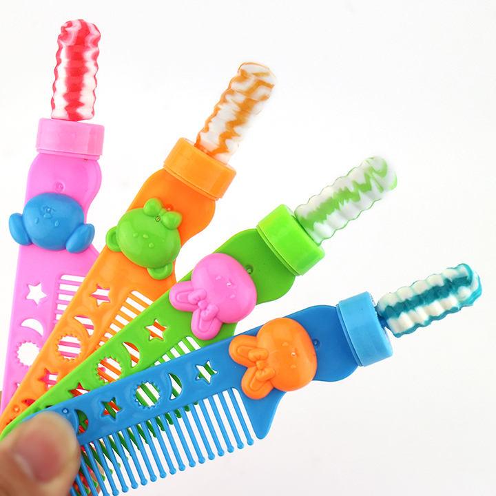 Cartoon animal head comb shaped nipple candy toy CH-T1392