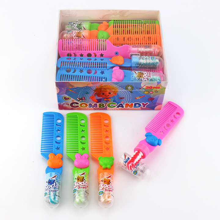 Cartoon animal head comb shaped nipple candy toy CH-T1392