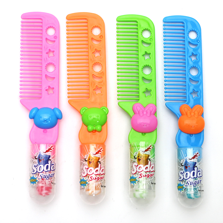 Cartoon animal head comb shaped nipple candy toy CH-T1392