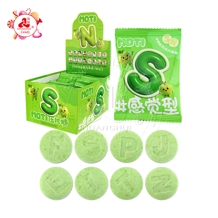 MBTI Alphabet Shape Round Pressed Tablet Candy CH-Z285