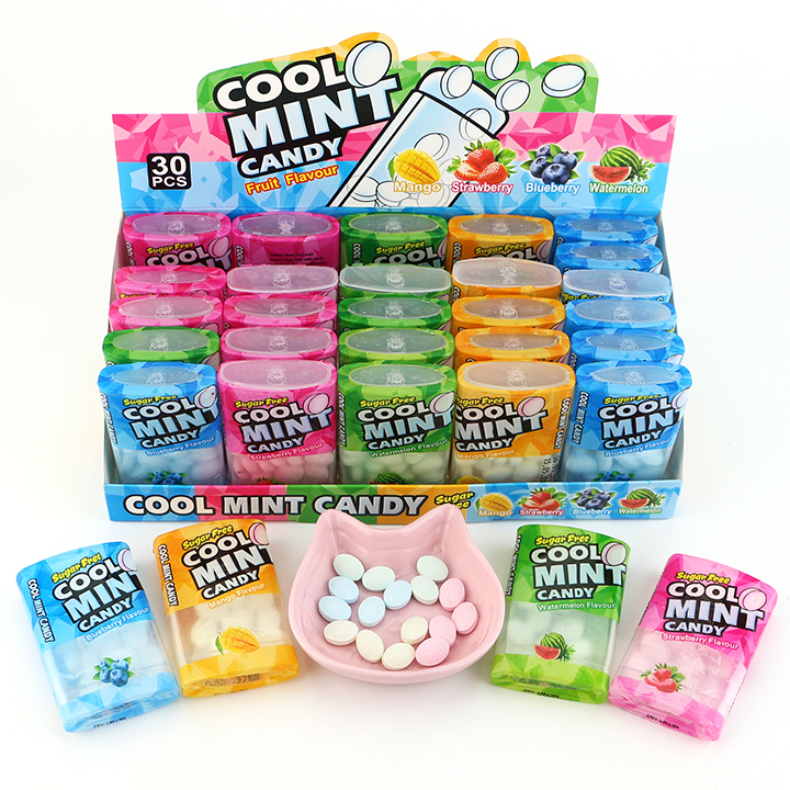 Mixed fruit flavor sugar-free Cool mint pressed tablet candy CH-Z287