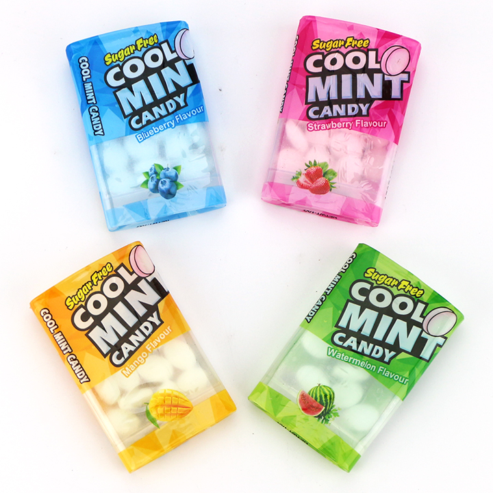 Mixed fruit flavor sugar-free Cool mint pressed tablet candy CH-Z287