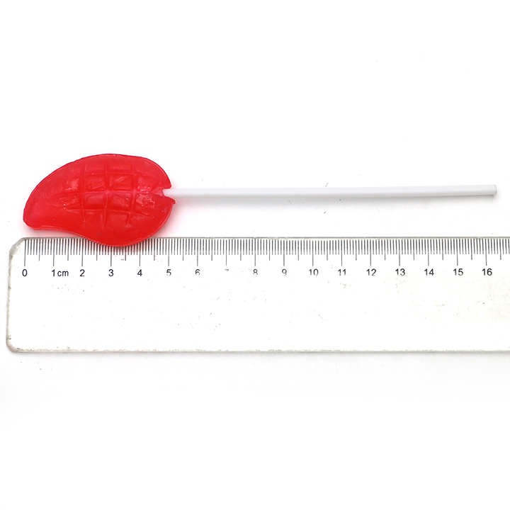 Colorful Mango Shaped Hard Lollipop Candy CH-BP142