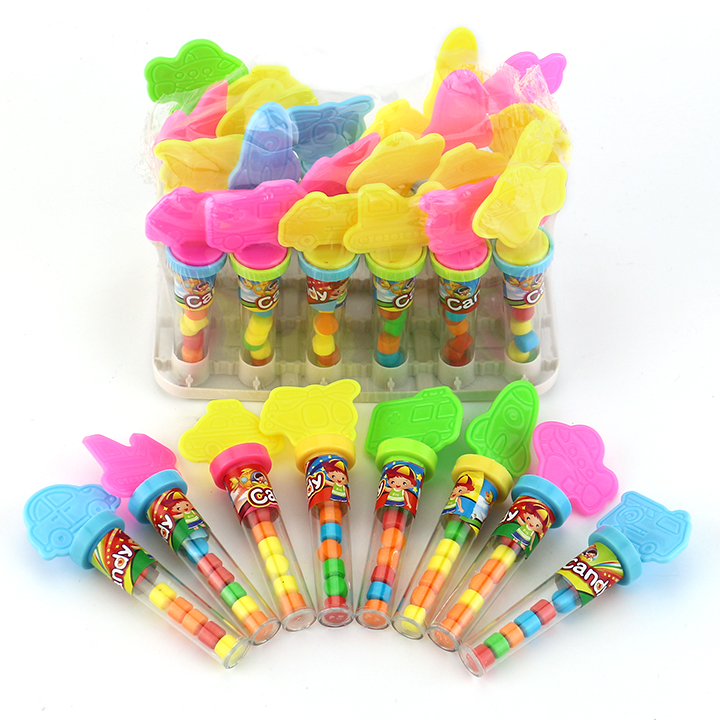 Cartoon transportation Vehicles Rocket, Plane, Car Stamp Seal Toy Candy CH-T1397
