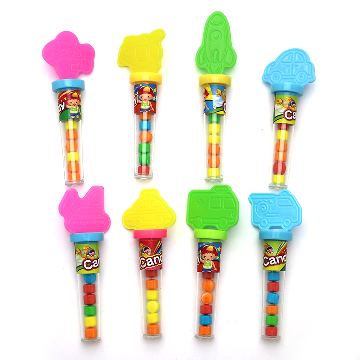 Cartoon transportation Vehicles Rocket, Plane, Car Stamp Seal Toy Candy CH-T1397