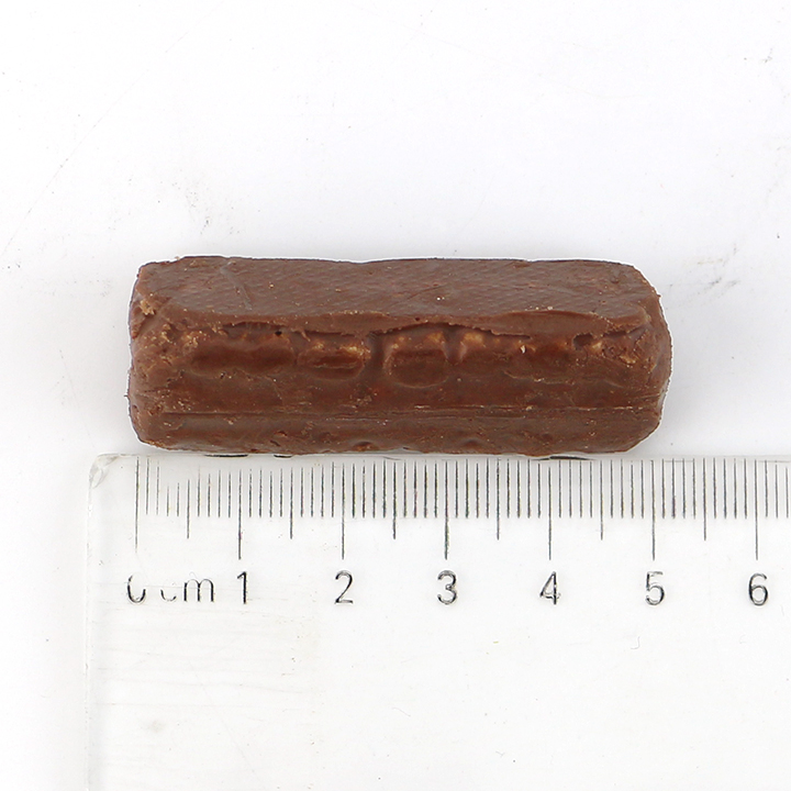 Mini chocolate jam coated cookies triangular crispy wafer biscuit CH-D147