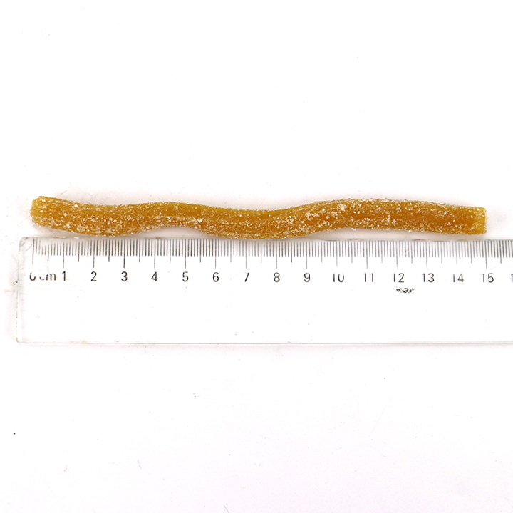 120g HALAL Licorice Sour Straw Gummy Candy stick in bag CH-J695