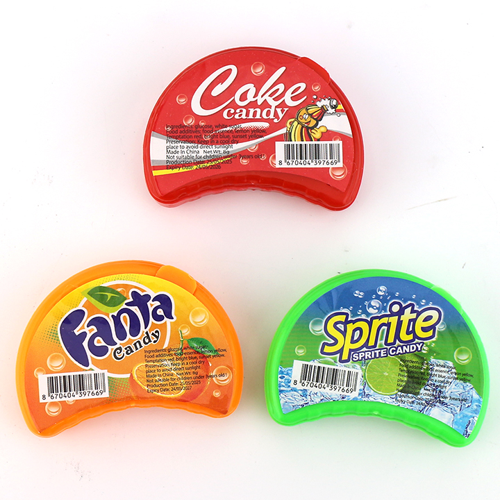Cola Soda Flavor Pressed Tablet Candy in Half circle box CH-N749