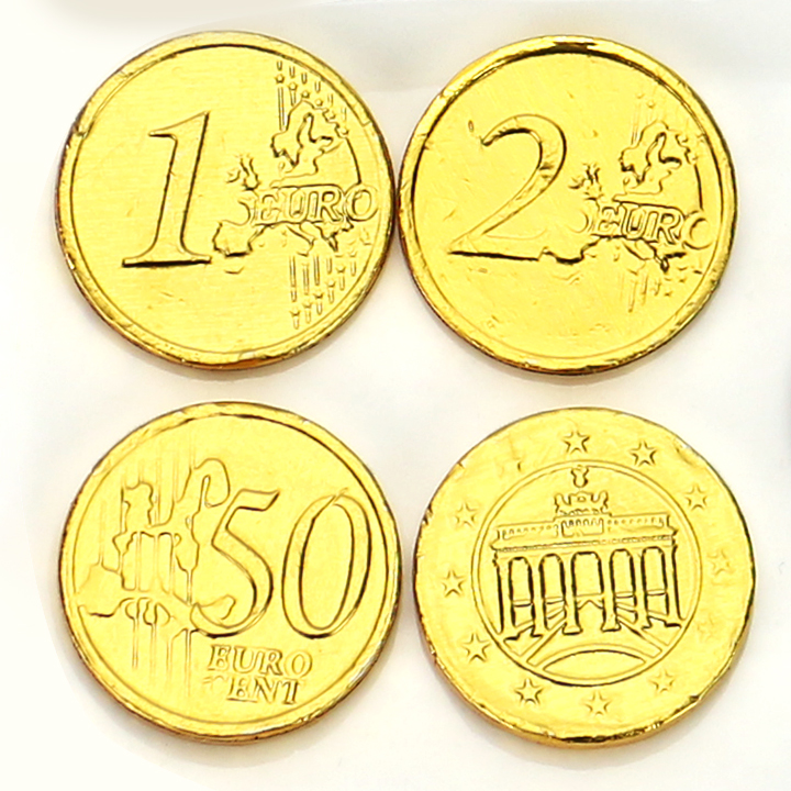 102g Boxed Chocolate Coin Gold Coin Shaped Chocolate Candy in box CH-BC160-2