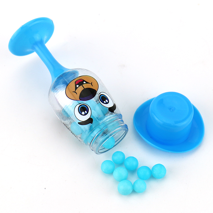 Colorful Fruit Pearl Hard Candy in Hat Dog Cup CH-N751