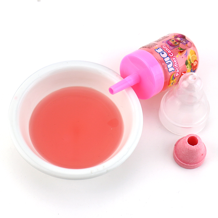 2-in-1 Fruit Juice Jam Liquid Candy with Pacifier Shaped Pressed Tablet Candy CH-N752