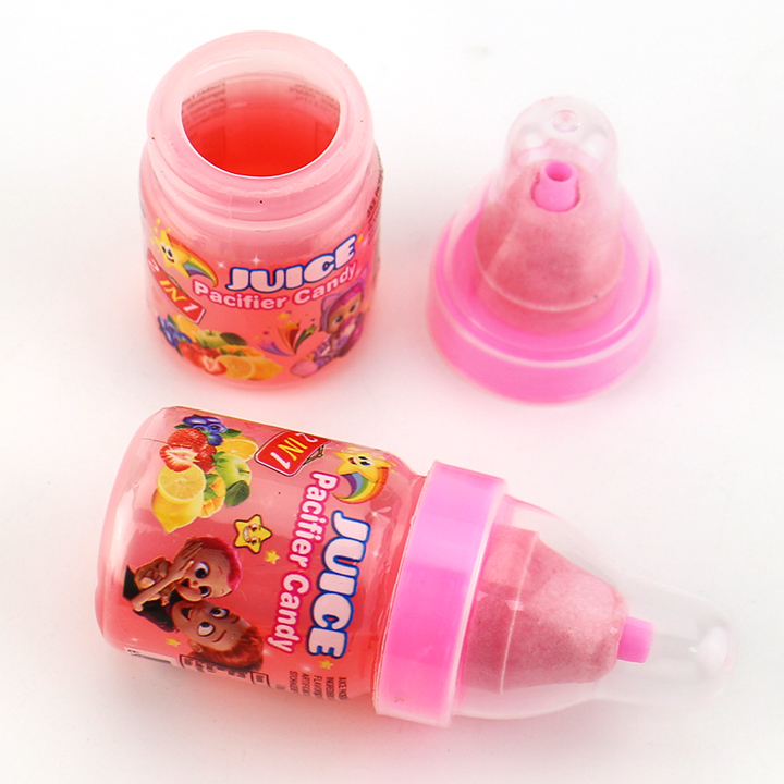 2-in-1 Fruit Juice Jam Liquid Candy with Pacifier Shaped Pressed Tablet Candy CH-N752
