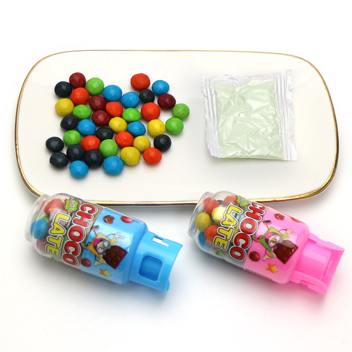 2 in 1 Mini Gas bottle chocolate beans with sour powder candy CH-N756