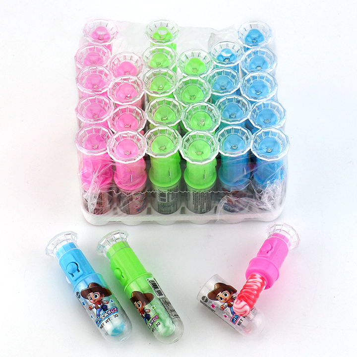 LED lighting mini flashlight toy candy with nipple pop lollipop CH-T1400